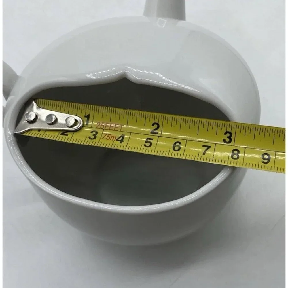 Vintage Suisse Langenthal Invalid Feeder White Porcelain Retro Spouted Cup Nurse